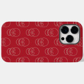 Huid - Bloed rood en bot wit Case-Mate iPhone Case (Achterkant (horizontaal))