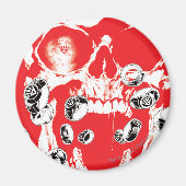 Huid en ringen - Rood Magneet (Voorkant)