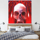 Huid Transfusie Canvas Afdruk (Insitu (Slaapkamer))