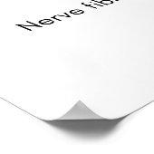 Huidhaaranatomiegrafiek Poster (Hoek)