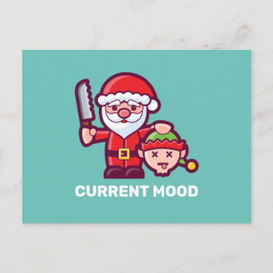 Huidig Briefkaart van de Sinterklaas en de Elf