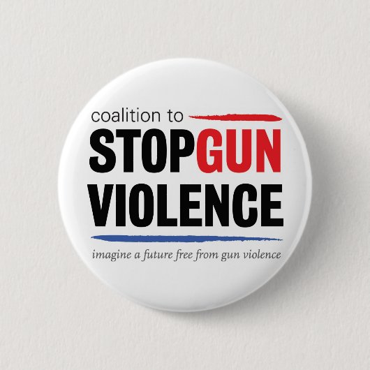 Huidige CSGV-logo Ronde Button 5,7 Cm (Voorkant)