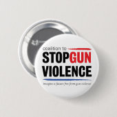 Huidige CSGV-logo Ronde Button 5,7 Cm (Voorkant /achterkant)