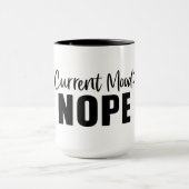 Huidige Mood Nope Mok (Midden)