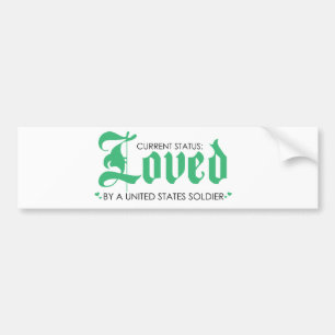 Huidige status: Vertrouwd door een Amerikaanse sol Bumpersticker