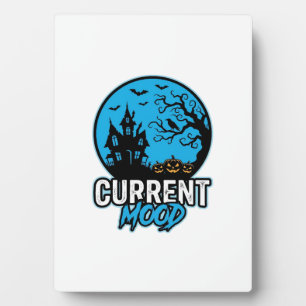 Huidige stemming Halloween Vintage Gravure Vector_ Fotoplaat