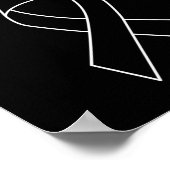 Huidkanker Draag Sunscreen Melanoma Awareness Poster (Hoek)