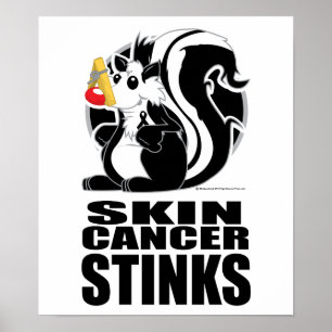 Huidkanker Stinks Poster