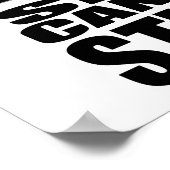 Huidkanker Stinks Poster (Hoek)