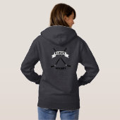 Huidkleding voor dames hoodie (Achterkant volledig)