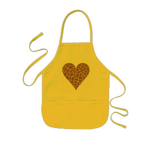 Huidpatroon, kleuren van de Giraffe Kinder Schort