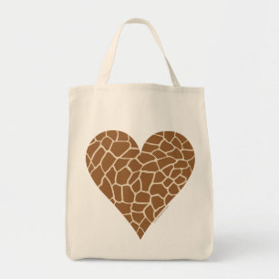 Huidpatroon, kleuren van de Giraffe Tote Bag