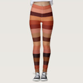 Huidtonenstrepen Leggings (Voorkant)