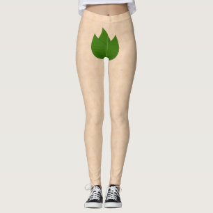 Huidtoon met deklaag van beschimmelde lef-Leggings Leggings