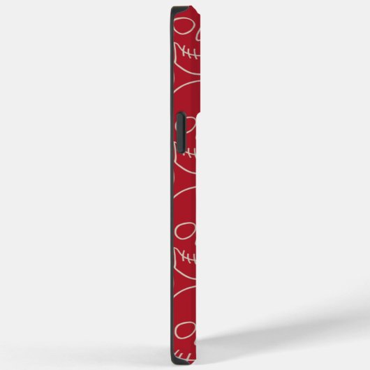Huiduitslag - Bloed rood en bot wit Case-Mate iPhone Case (Achterkant / Rechts)