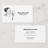 huiduitslag estheticus visitekaartje (Voorkant / Achterkant)