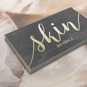 Huidverzorger Elegant Gold & Gray Visitekaartje