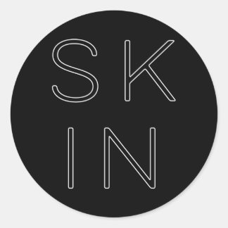 Huidverzorger Huidverzorger Ronde Sticker
