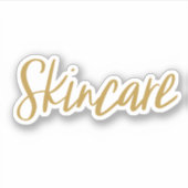 Huidverzorgingsopslag Sticker (Voorkant)
