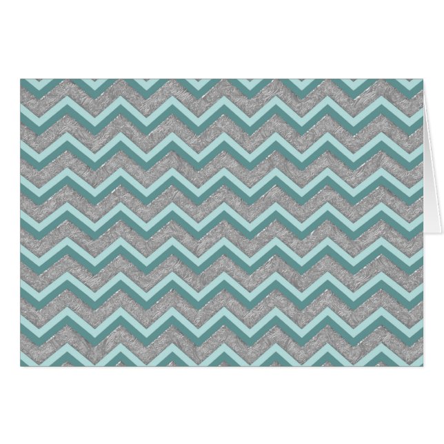 Huile d'argent et ZigZag Turquoise (Devant horizontal)