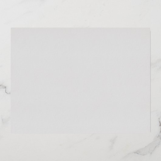 Huile d'argent romantique | Carte Gray Simple RSVP (Verso)