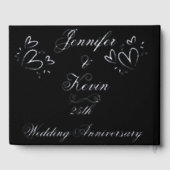 Huile d'argent sur le 25e anniversaire du Mariage (Verso)