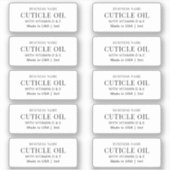 Huile de cuticule 3ml MINI Étiquette bouteille de  (Devant)