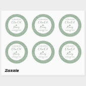 Huile d'olive à Étiquette de savon sur mesure (Feuille)