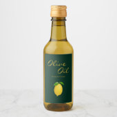 Huile d'olive citron Favoriser Étiquette d'infusio (Devant)