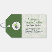 Huile d'Olive Étiquette pour bain et corps fait ma (Dos (Horizontal))