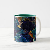Huile Slick Café Mug (Devant droit)