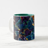 Huile Slick Café Mug (Devant gauche)