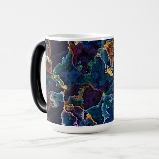 Huile Slick Café Mug (Devant gauche)