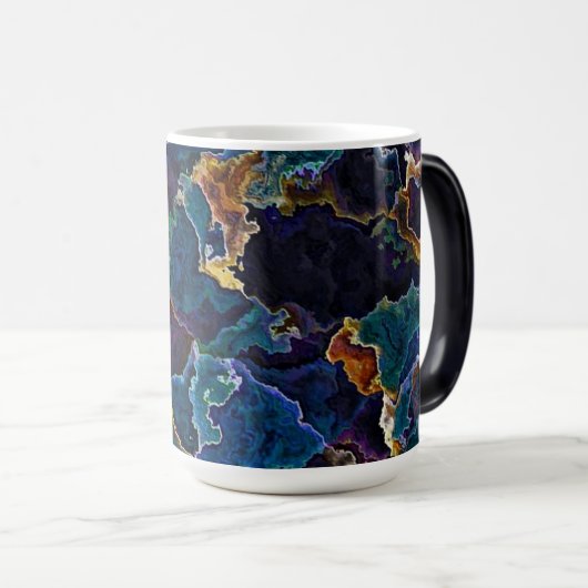 Huile Slick Café Mug (Devant droit)