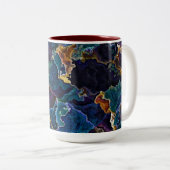 Huile Slick Café Mug (Devant droit)