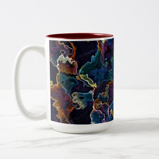 Huile Slick Café Mug (Gauche)