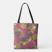 Huilen en bloemen. tote bag (Achterkant)