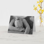 Huilen-engel Kaart (Gele Bloem)