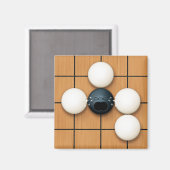 Huilen Goishi in Atari Grappige Igo Magneet (Voorkant / Achterkant)