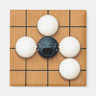 Huilen Goishi in Atari Grappige Igo Magneet