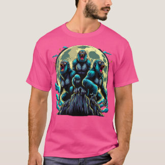 Huilen naar de maan Gorilla T-shirt
