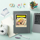  huilen Retro Romance Comic Book Panel Sticker (iPad Cover)