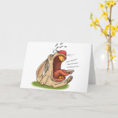 Huilend konijn kaart (Gele Bloem)