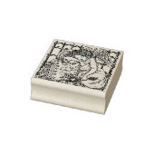 HUILENDE BESCHERMENGEL, BEGRAAFPLAATS RUBBER STEMP 	RUBBERSTEMPEL (Stempel)