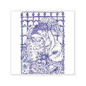 HUILENDE BESCHERMENGEL VAN HET KIND, BEGRAAFPLAATS ZELFINKTENDE STEMPEL (Design)