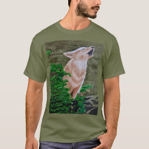 Huilende Coyote   T-shirt