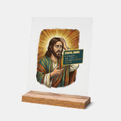 Huilende Jezus Syntaxisfout Codering Programmeur S Acryl Bord (Hoek)