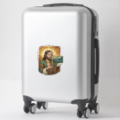 Huilende Jezus Syntaxisfout Codering Programmeur S Sticker (Koffer)