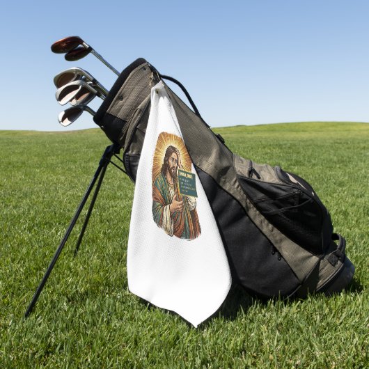 Huilende Jezus Syntaxisfout Codeur Programmeur Sof Golfhanddoek (Groen)