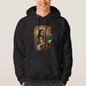 Huilende Jezus Syntaxisfout Codeur Programmeur Sof Hoodie (Voorkant)
